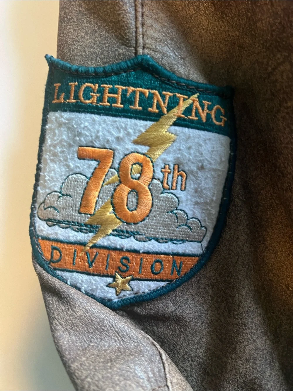 Vintage Paris Sport Club Wings of Adventure Leather Flight Bomber Jacket L
